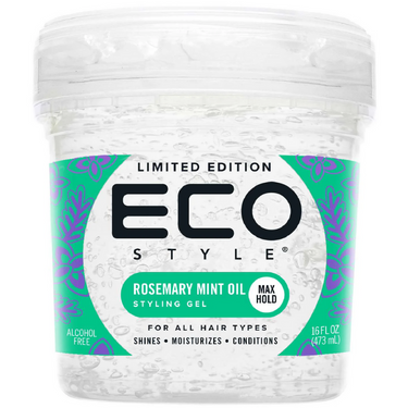 Eco Style Rosemary Mint Oil Styling Gel – 16 oz - ANNS BEAUTY SUPPLY
